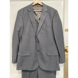 Wilke-Rodriguez modern fit grey men's 3 pc suit 42L/35W
